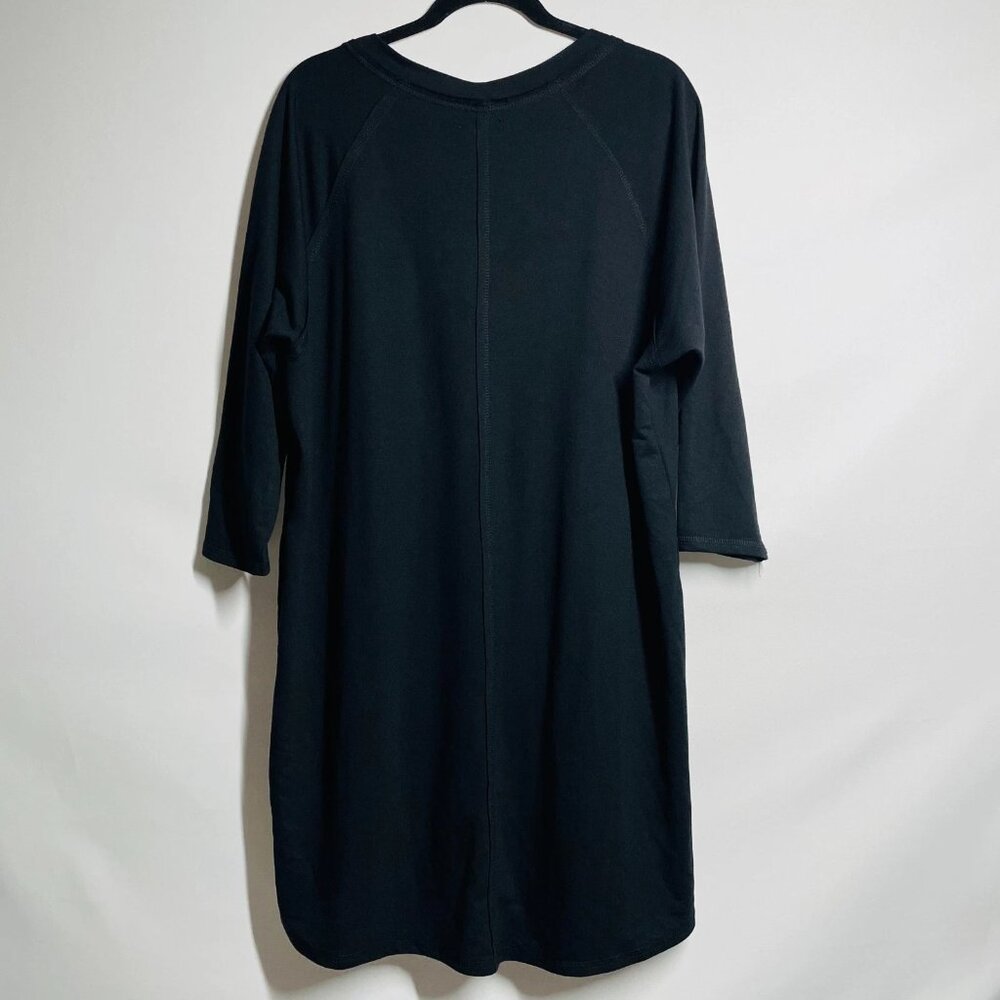 Cato Womens Black Love Graphic Oversized Loungewear T-Shirt Dress Size X-Large - Picture 2 of 10
